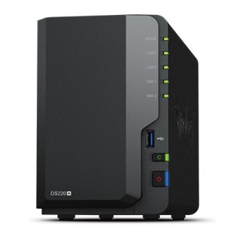 Synology DS220+ (2GB) 2x SSD/HDD NAS 2x2TB WD RED HDD hálózati adattároló
